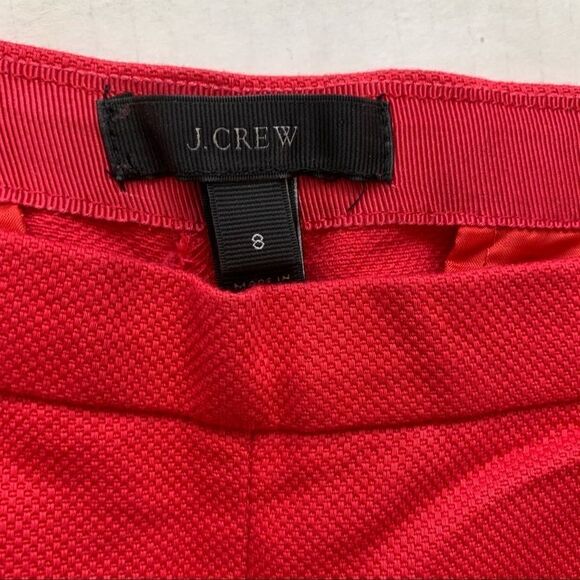 J.crew coral pink pleated shorts size 8 - Picture 6 of 9